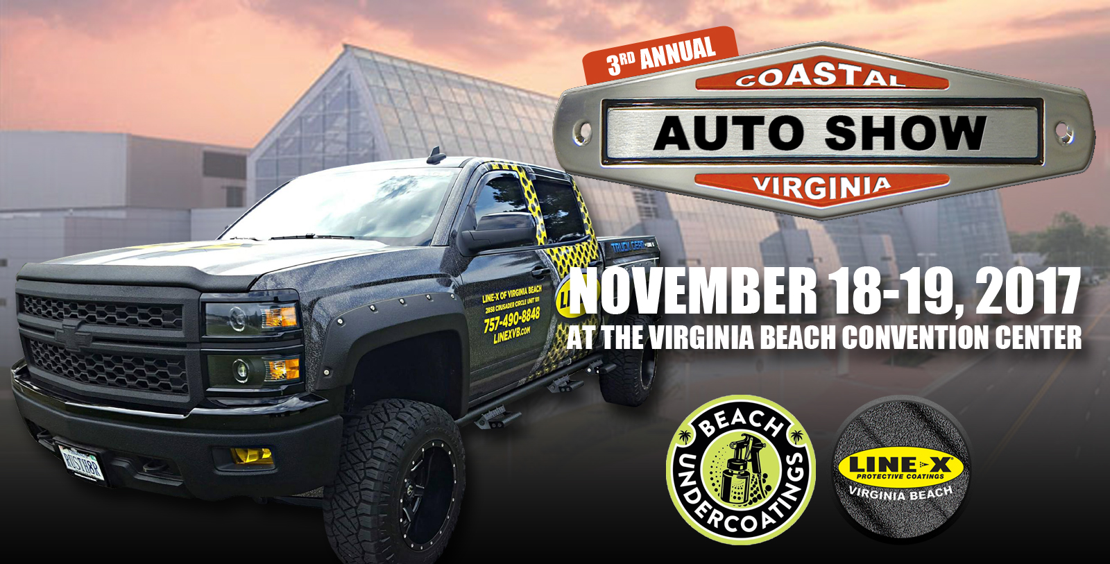 3rd Annual Coastal Virginia Auto Show November 18-19, 2017