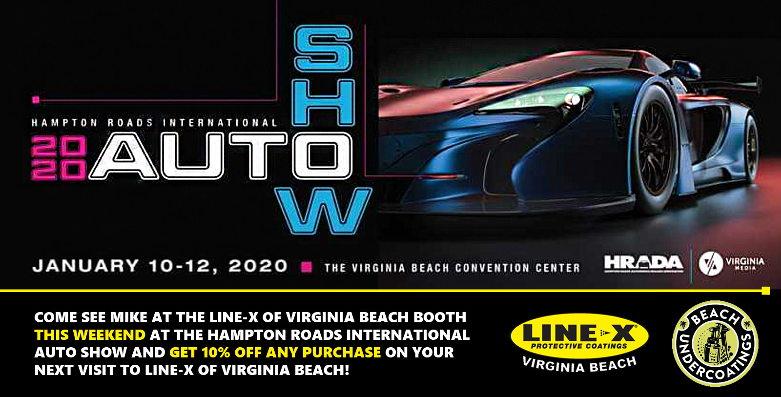 LINEX of Virginia Beach at the 2020 Hampton Roads International Auto