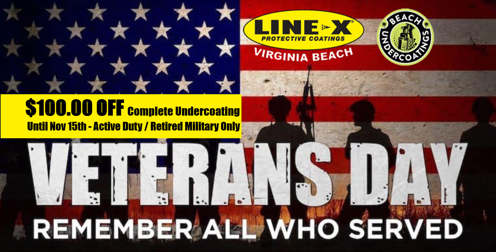 Veterans Day Sale Specials Veterans Day Sale Specials LineX